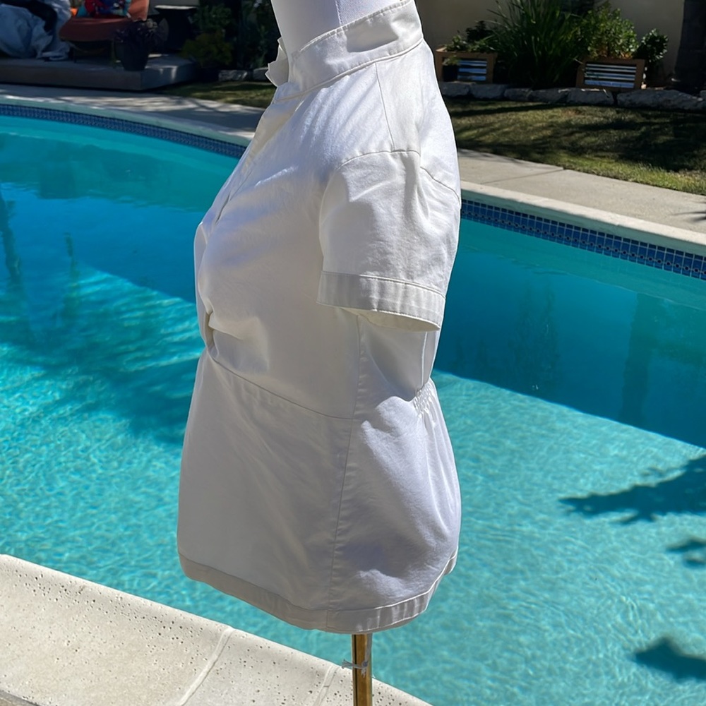 Ann Taylor Crisp White Blouse | Size 2P - Picture 7 of 11